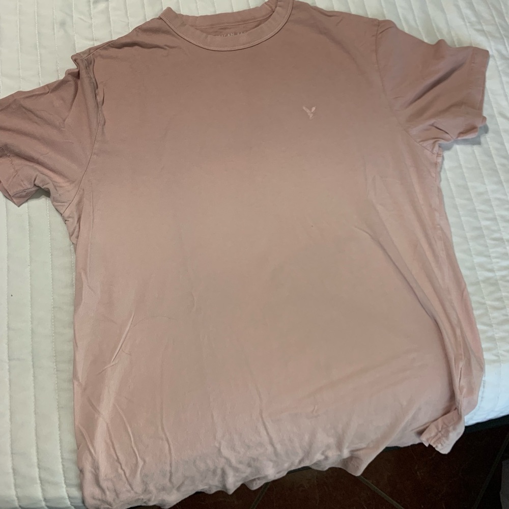 American eagle pink shirt